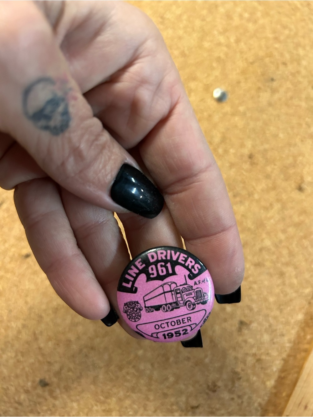 Vintage Line Drivers 961 October 1952 Union Pin